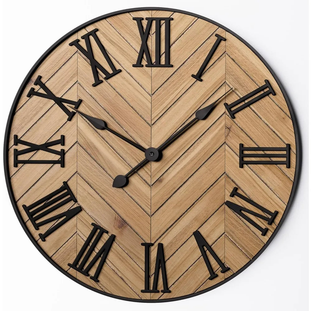 Wall Clock | Traditional Design & Roman Numerals | 30 cm