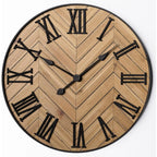 Wall Clock | Traditional Design & Roman Numerals | 30 cm