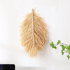 Wall Hanging | Handcrafted Boho Raffia & Bamboo Loop