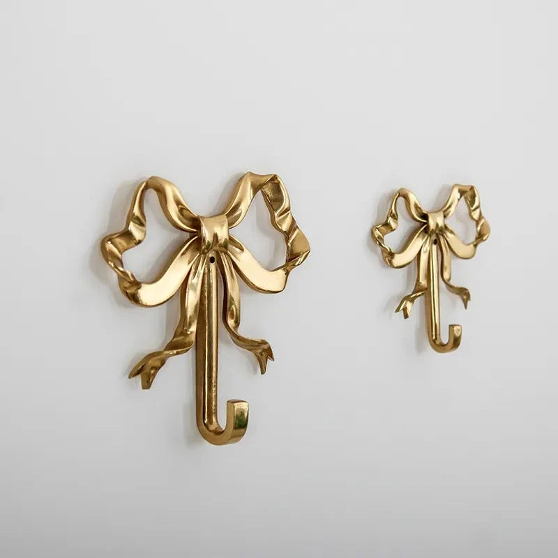 Wall Hook | Hairpin-Style Brass & Ceramic