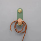 Wall Hook | Sturdy Iron & Oak Accent