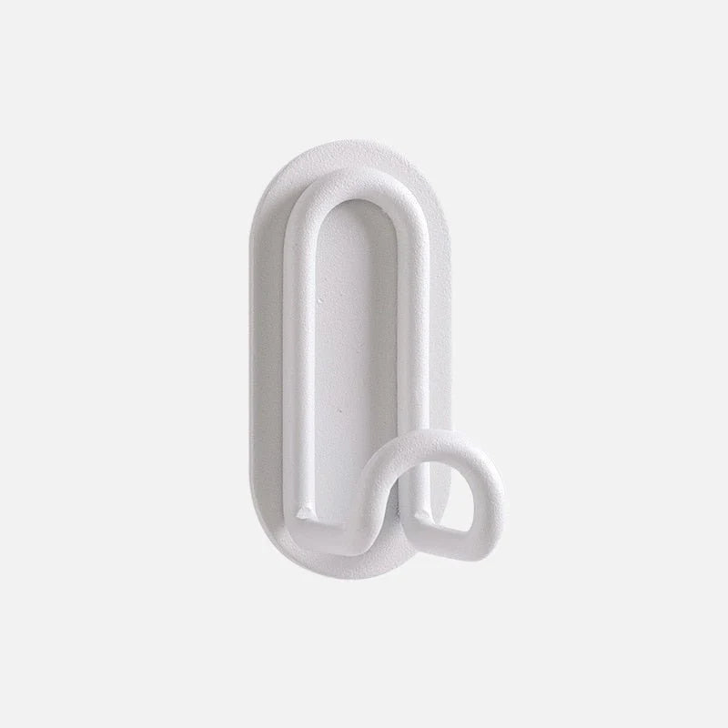 Wall Hooks | Iron Self-Adhesive & Drill-Free | Holds Up To 2 kg