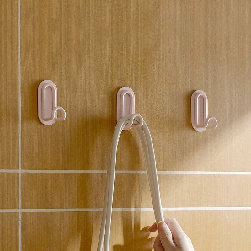 Wall Hooks | Iron Self-Adhesive & Drill-Free | Holds Up To 2 kg