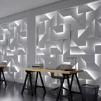 Wall Lamp | 3D Acrylic & Metal 3-Color LED Strip