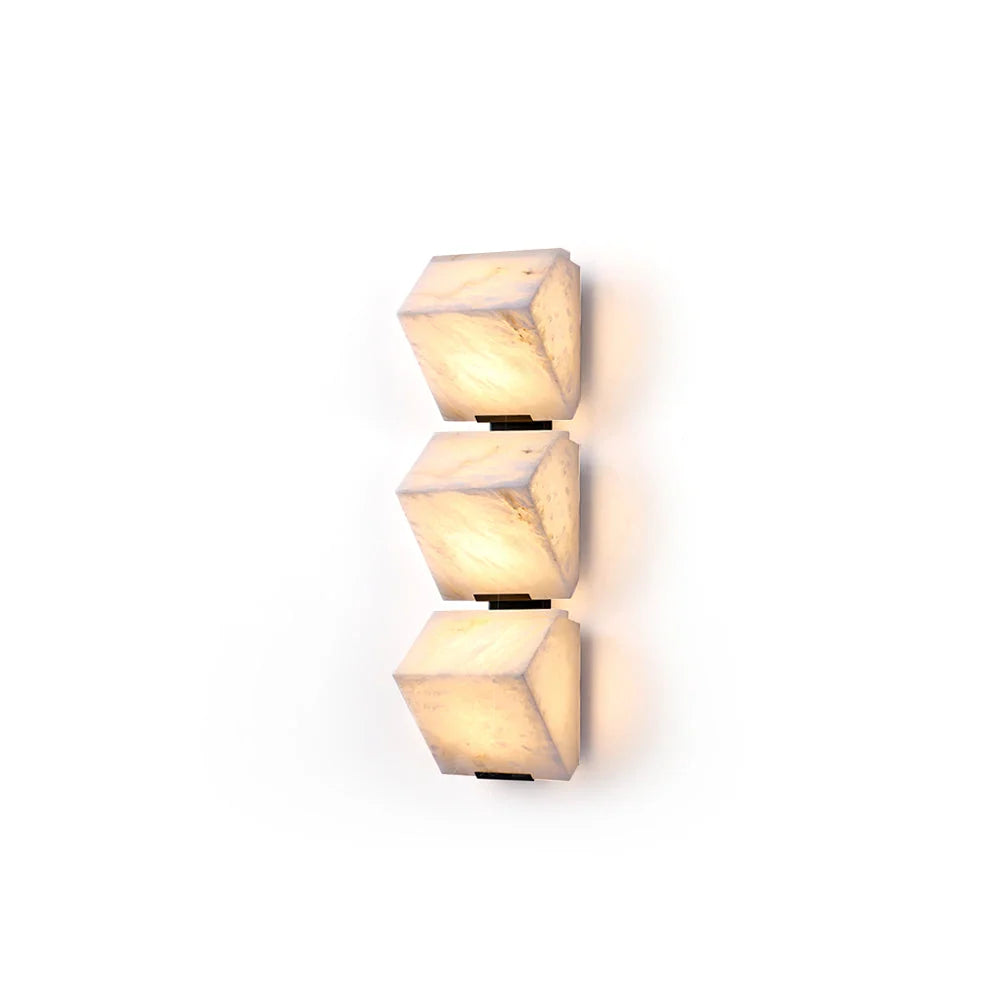 Wall Lamp | Alabaster & Metal Integrated LED | 1–4-Light Options