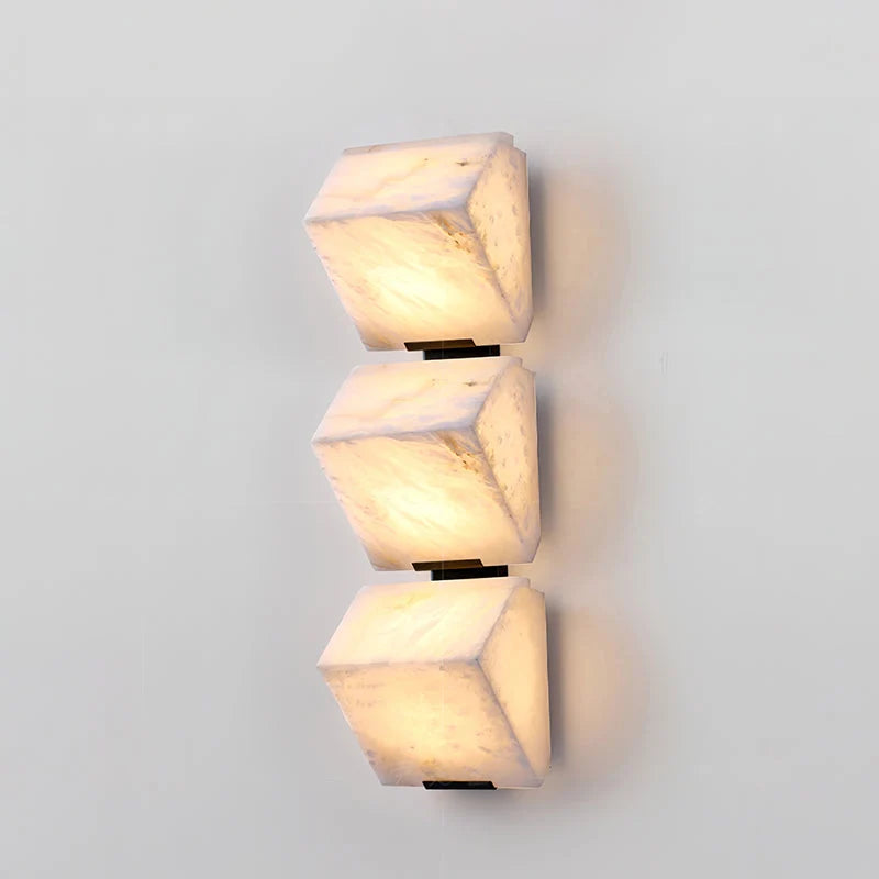 Wall Lamp | Alabaster & Metal Integrated LED | 1–4-Light Options