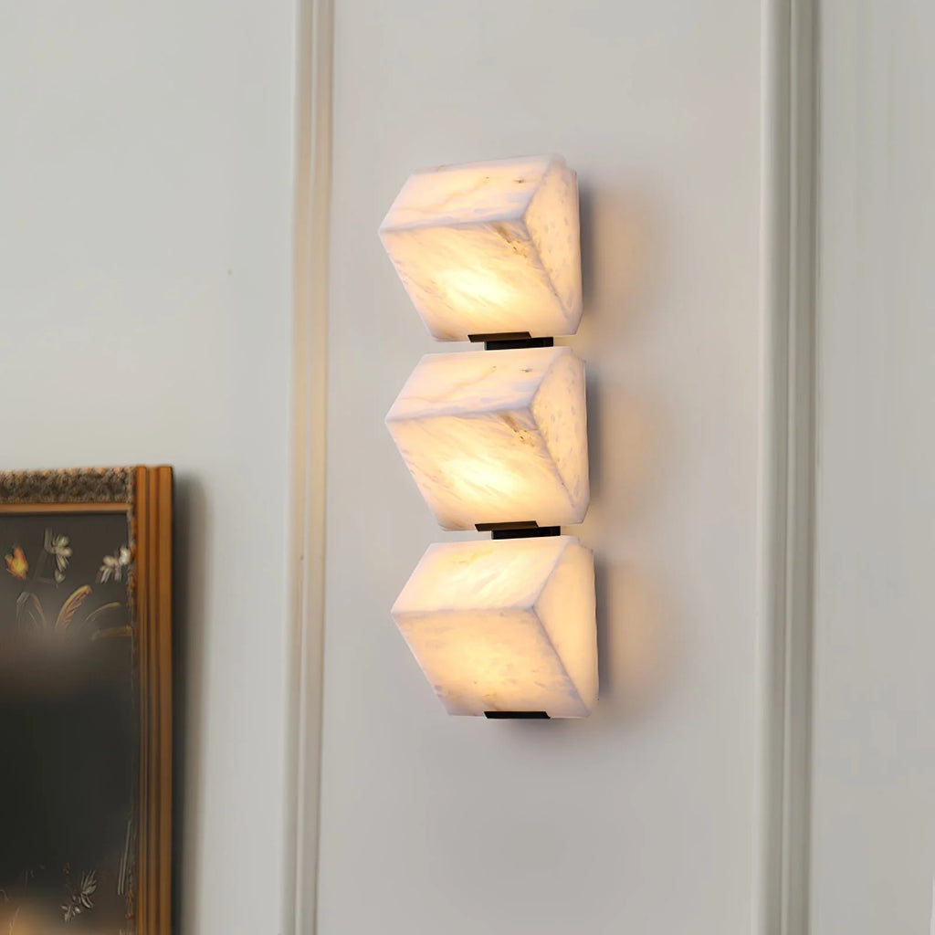 Wall Lamp | Alabaster & Metal Integrated LED | 1–4-Light Options