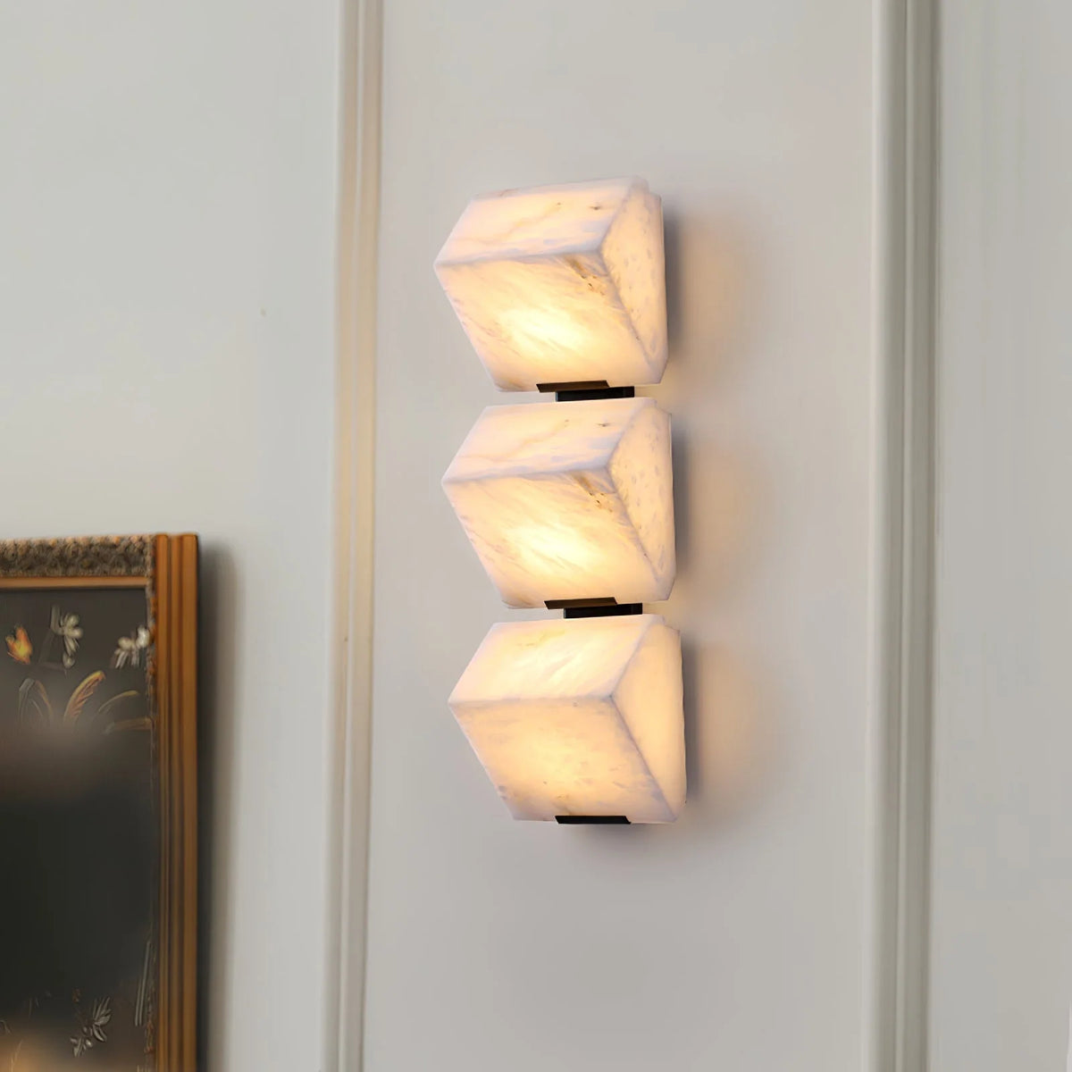 Wall Lamp | Alabaster & Metal Integrated LED | 1–4-Light Options
