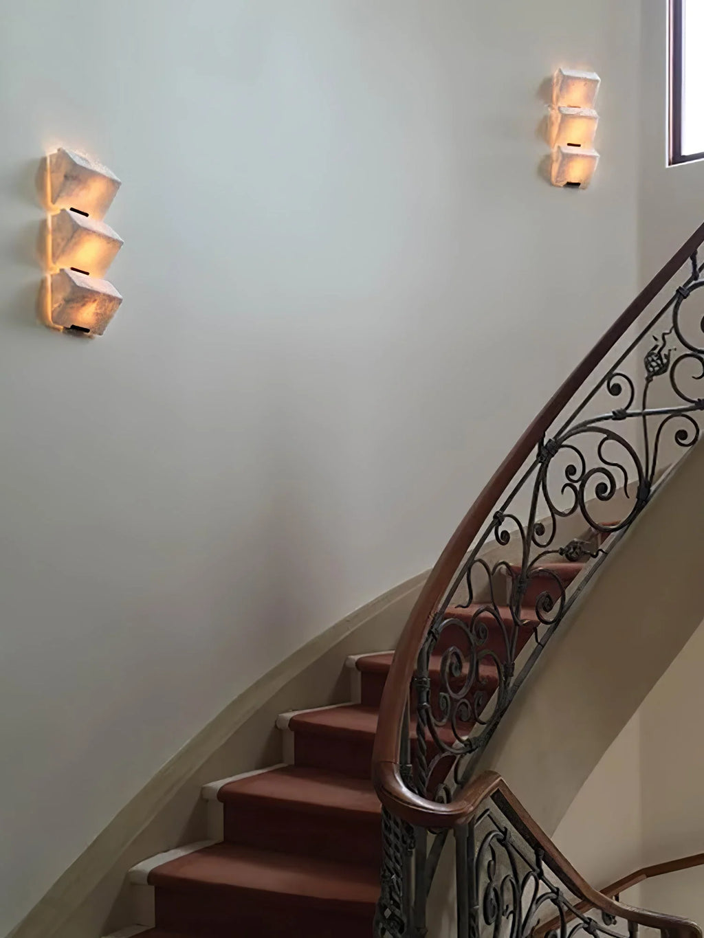 Wall Lamp | Alabaster & Metal Integrated LED | 1–4-Light Options