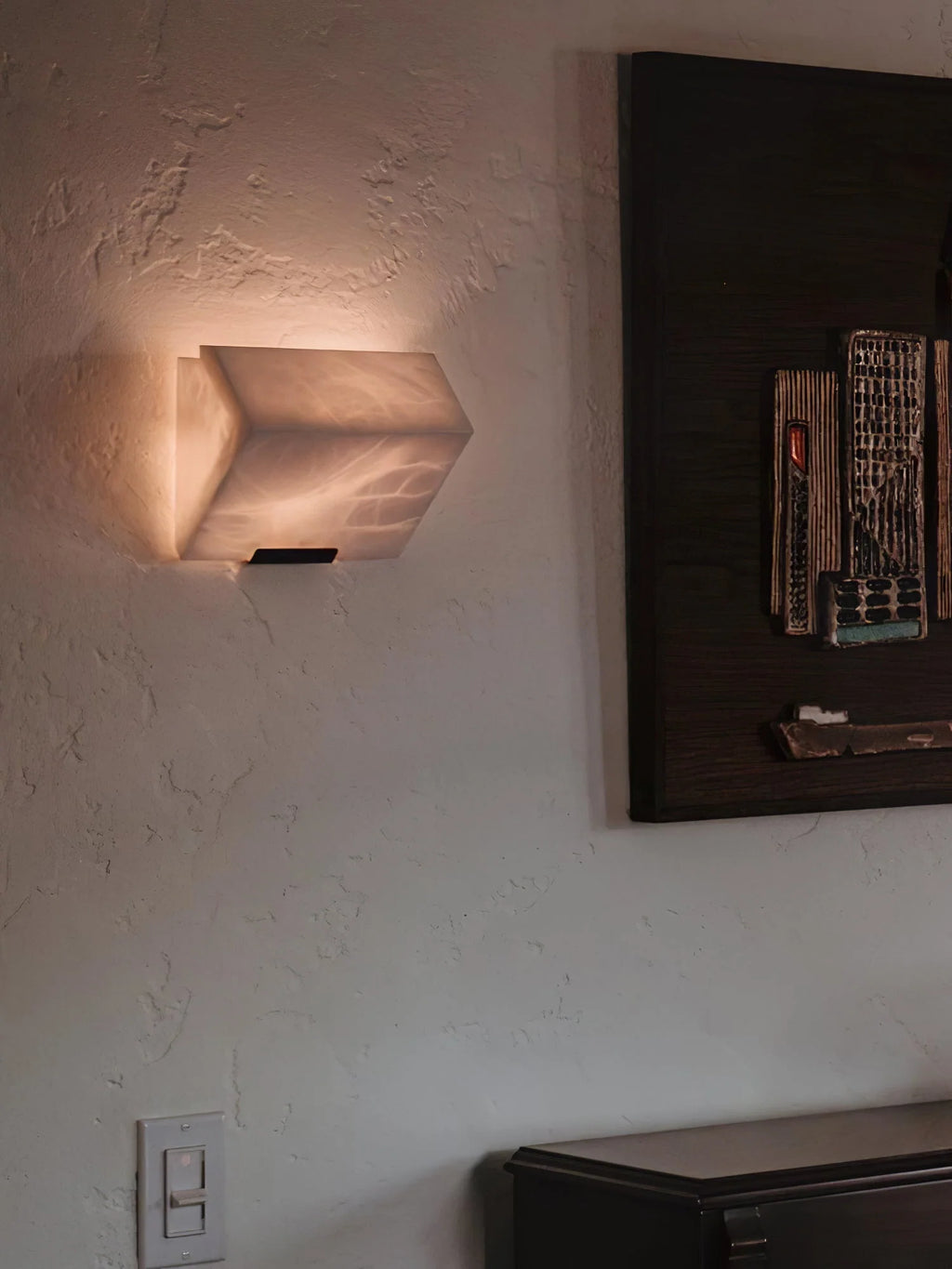Wall Lamp | Alabaster & Metal Integrated LED | 1–4-Light Options