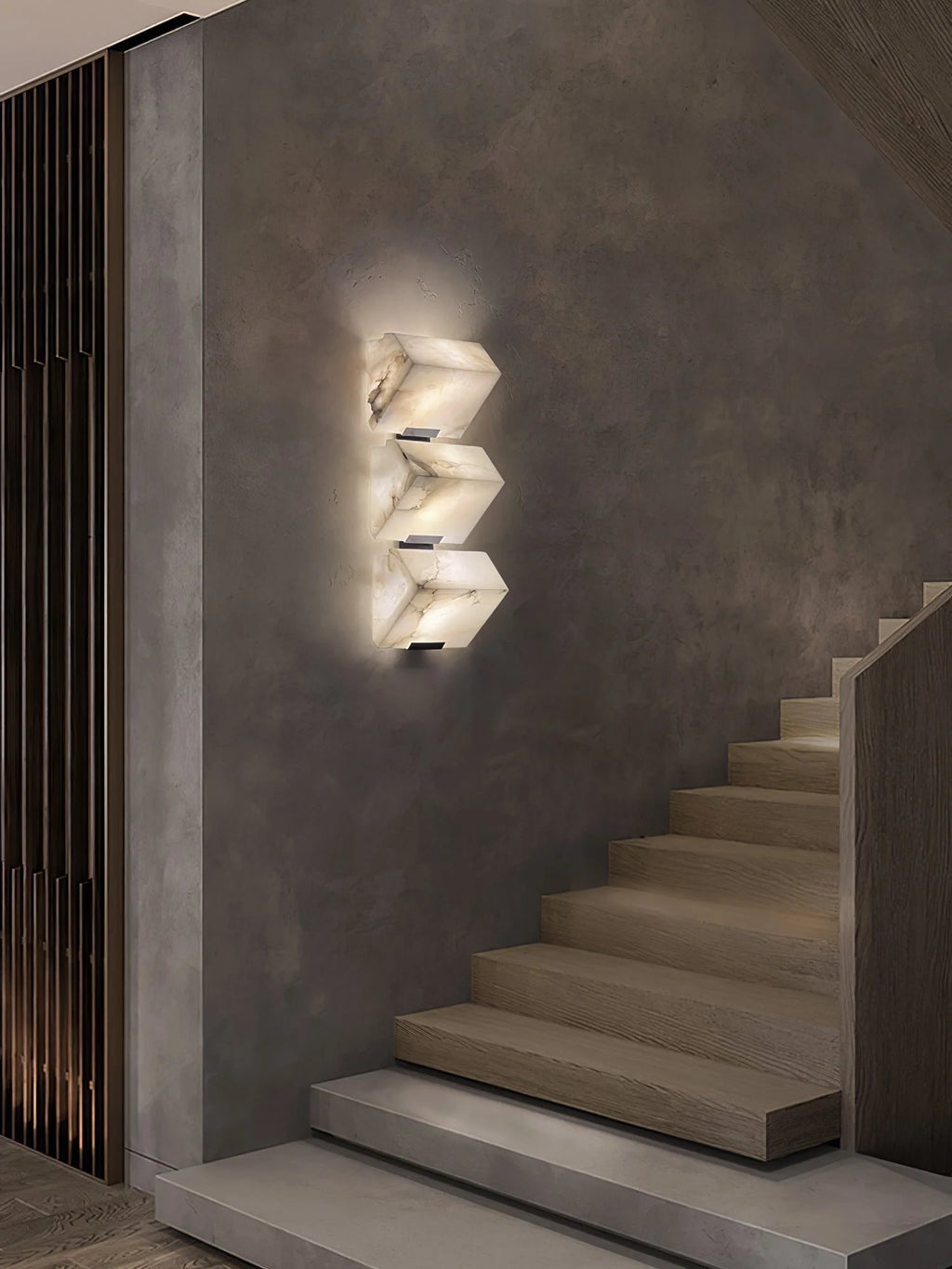 Wall Lamp | Alabaster & Metal Integrated LED | 1–4-Light Options