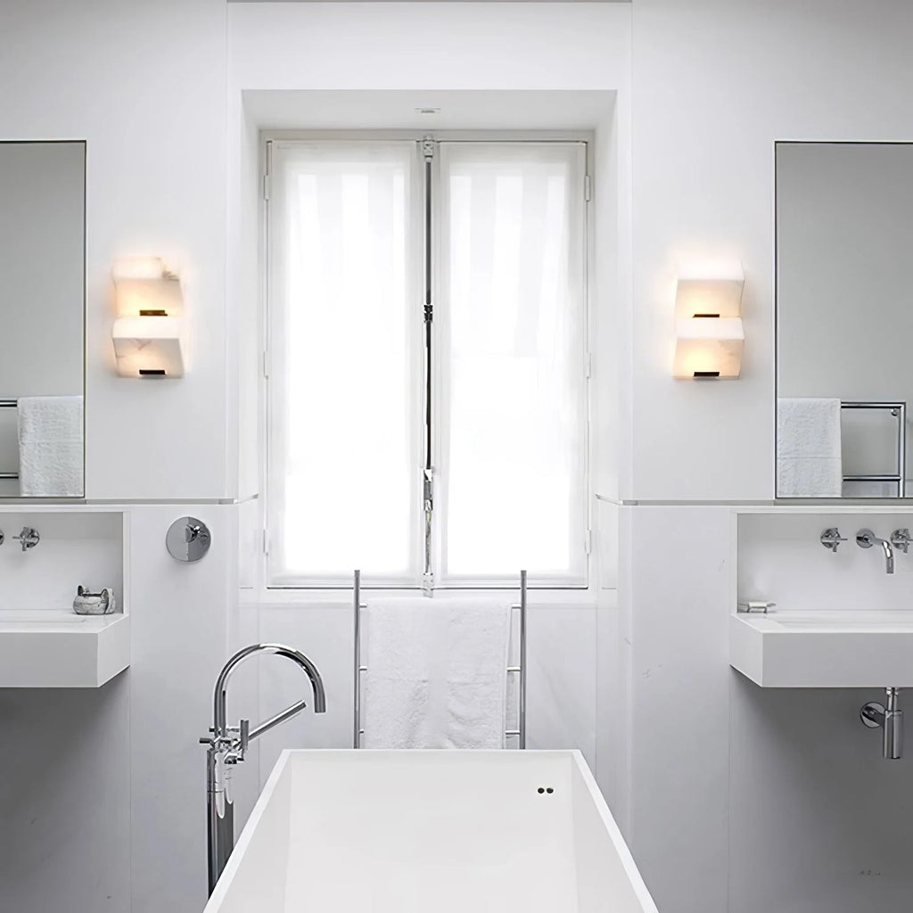 Wall Lamp | Alabaster & Metal Integrated LED | 1–4-Light Options