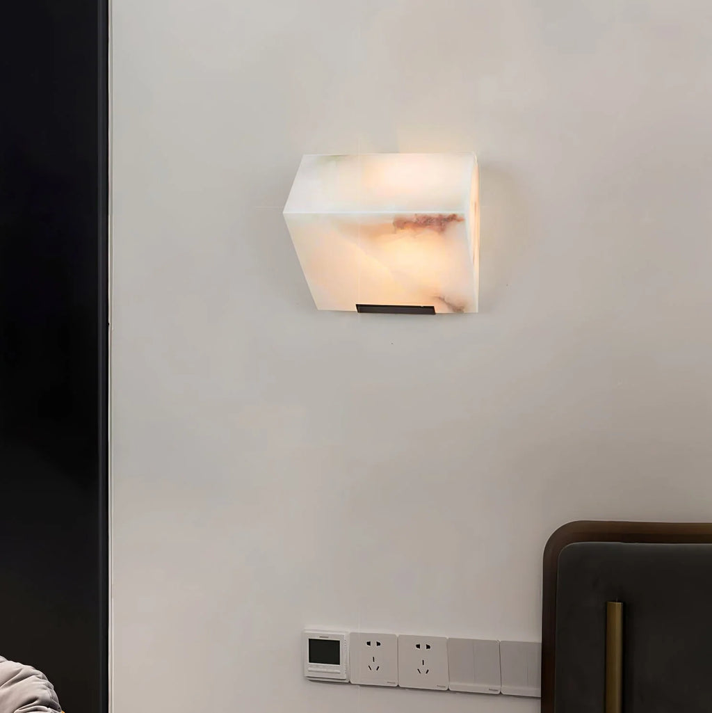 Wall Lamp | Alabaster & Metal Integrated LED | 1–4-Light Options