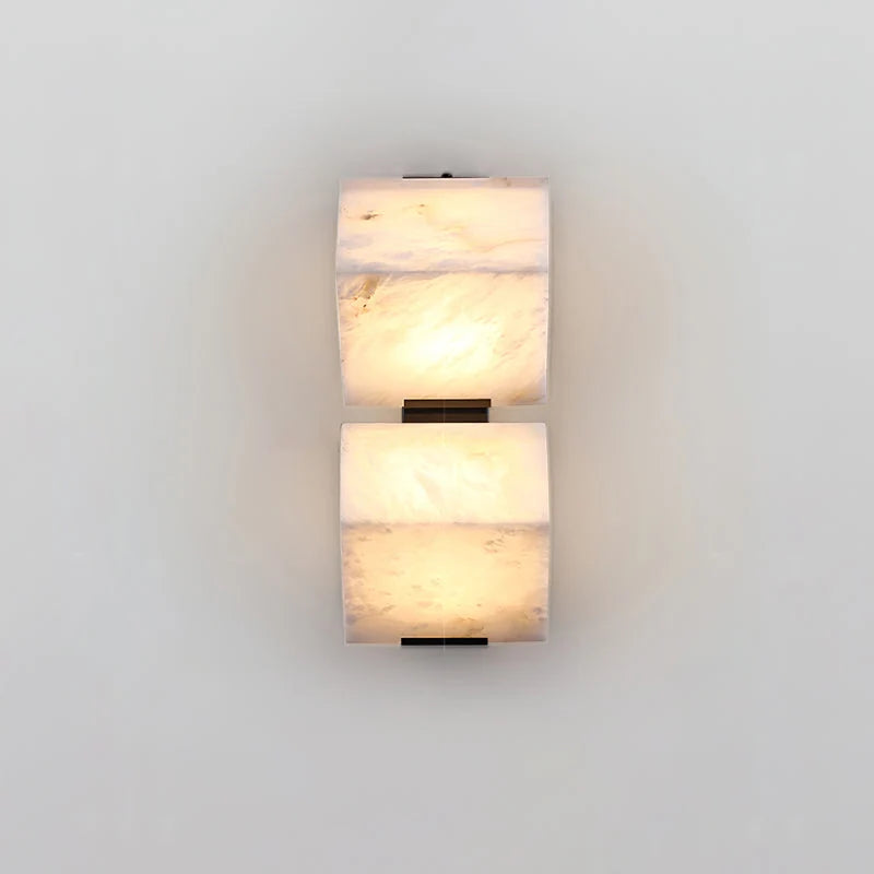 Wall Lamp | Alabaster & Metal Integrated LED | 1–4-Light Options