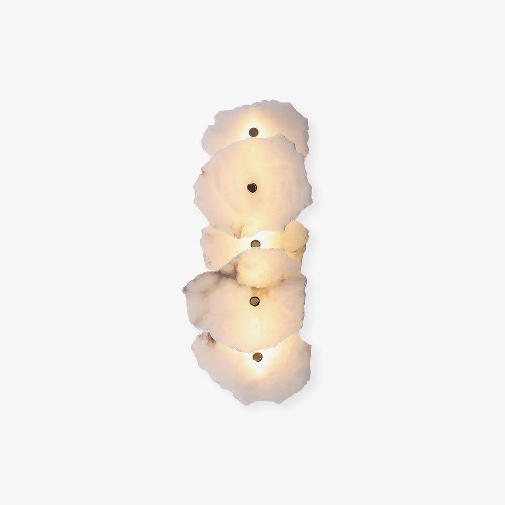Wall Lamp | Alabaster Shade & Warm LED | 1–9 Heads