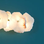 Wall Lamp | Alabaster Shade & Warm LED | 1–9 Heads