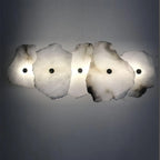 Wall Lamp | Alabaster Shade & Warm LED | 1–9 Heads
