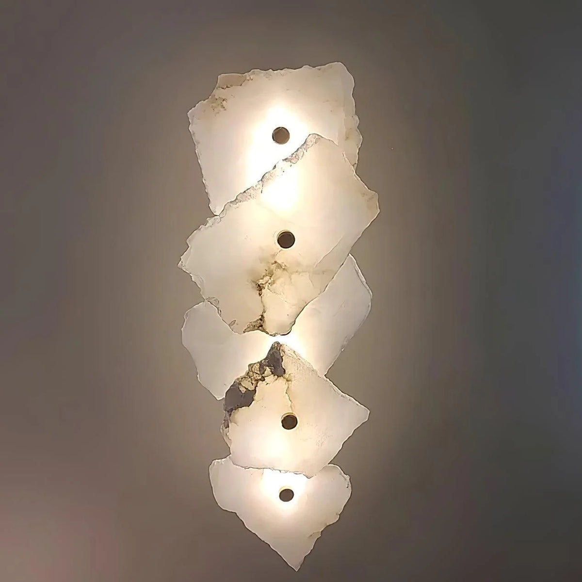 Wall Lamp | Alabaster Shade & Warm LED | 1–9 Heads