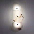 Wall Lamp | Alabaster Shade & Warm LED | 1–9 Heads