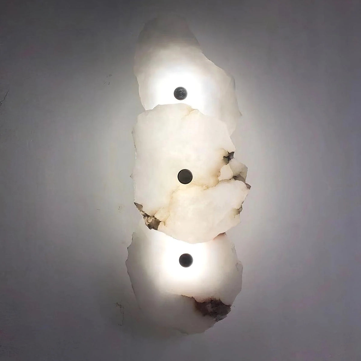 Wall Lamp | Alabaster Shade & Warm LED | 1–9 Heads