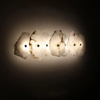 Wall Lamp | Alabaster Shade & Warm LED | 1–9 Heads