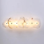 Wall Lamp | Alabaster Shade & Warm LED | 1–9 Heads