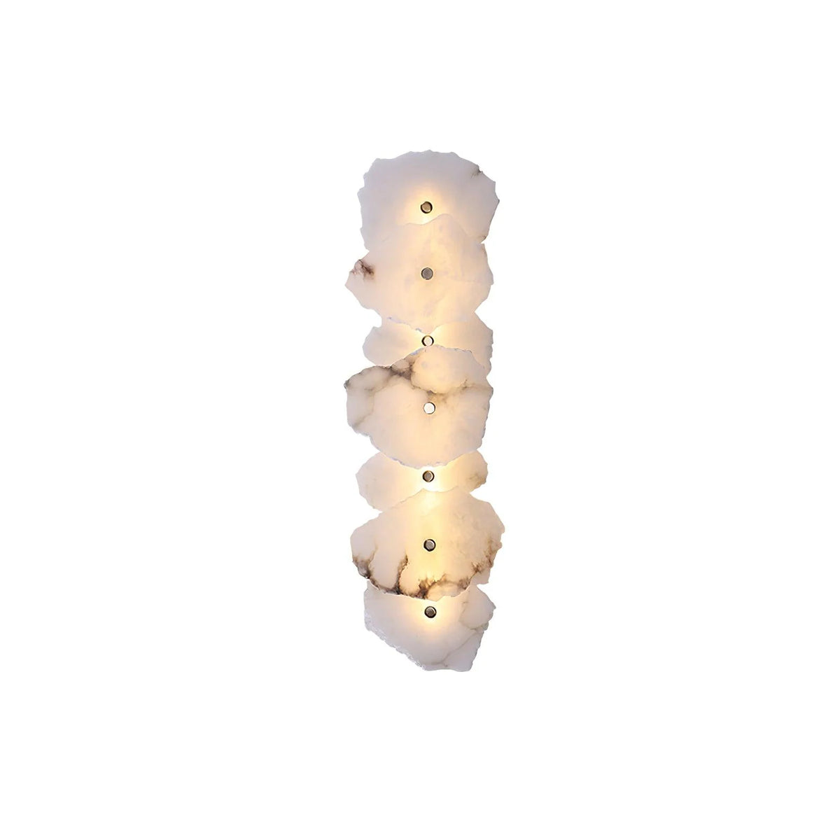 Wall Lamp | Alabaster Shade & Warm LED | 1–9 Heads