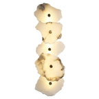 Wall Lamp | Alabaster Shade & Warm LED | 1–9 Heads