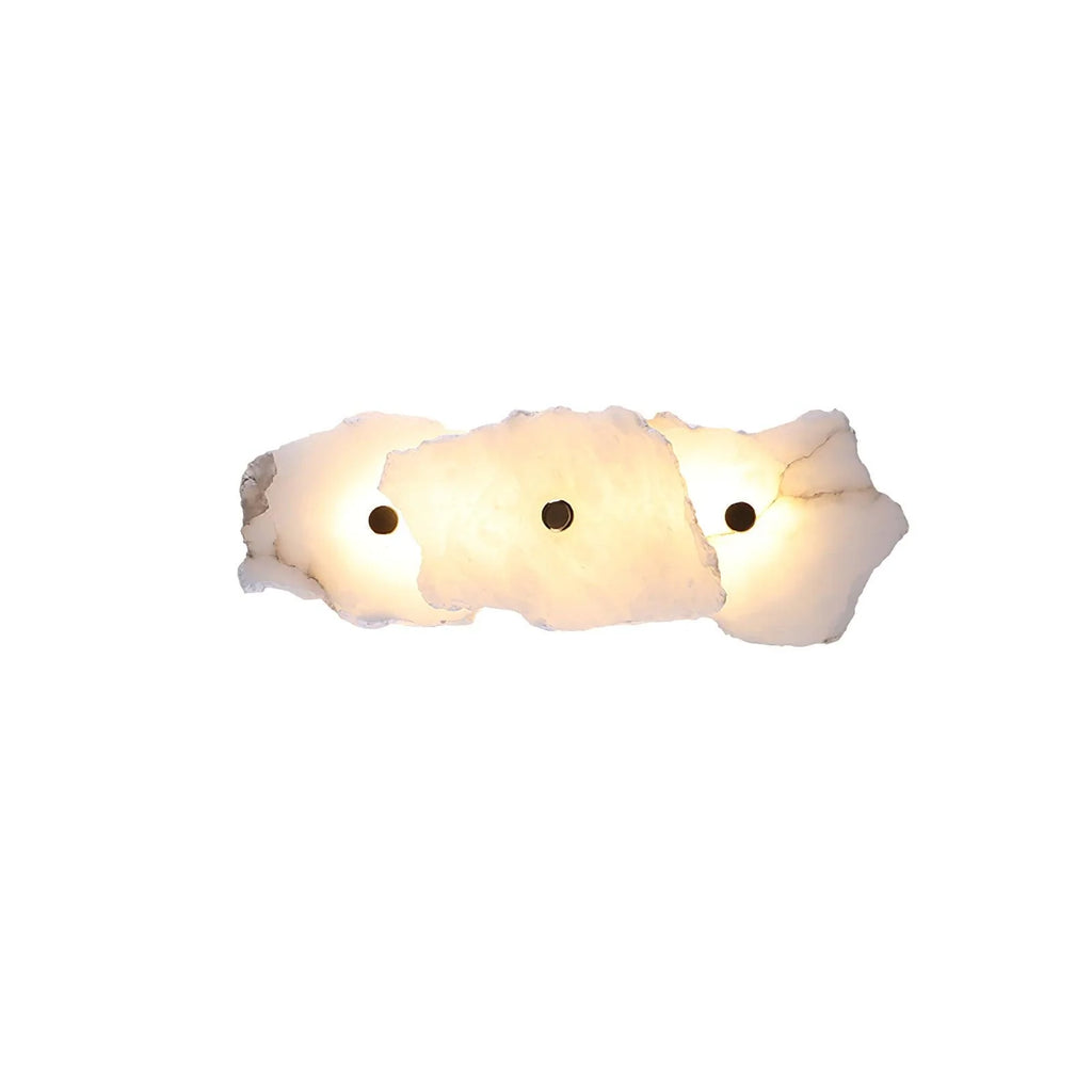 Wall Lamp | Alabaster Shade & Warm LED | 1–9 Heads