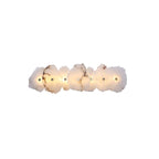 Wall Lamp | Alabaster Shade & Warm LED | 1–9 Heads