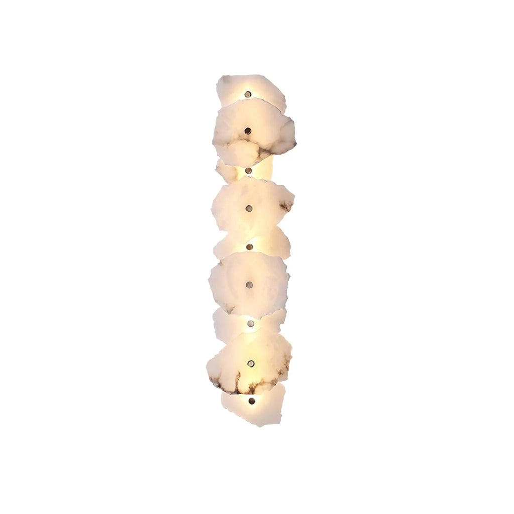 Wall Lamp | Alabaster Shade & Warm LED | 1–9 Heads
