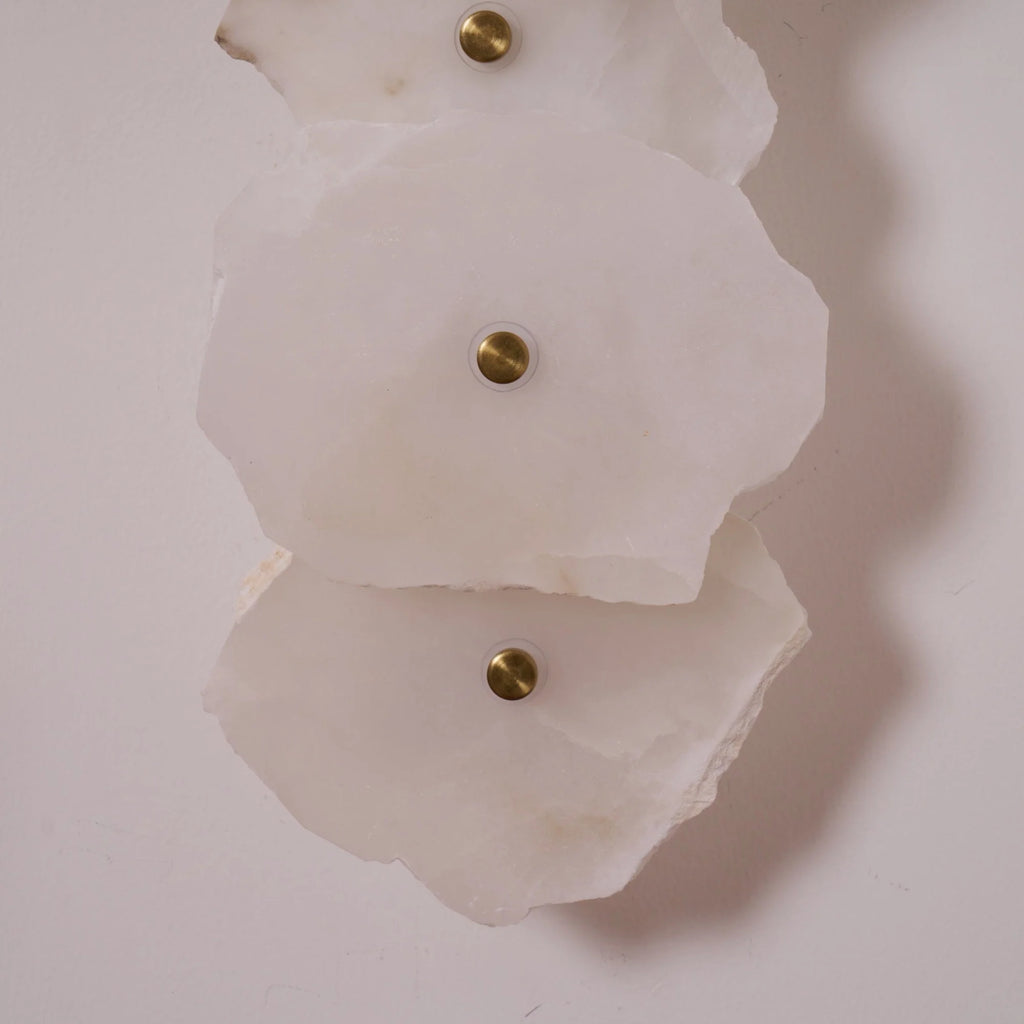 Wall Lamp | Alabaster Shade & Warm LED | 1–9 Heads