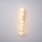 Wall Lamp | Alabaster Shade & Warm LED | 1–9 Heads