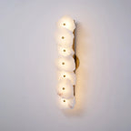 Wall Lamp | Alabaster Shade & Warm LED | 1–9 Heads