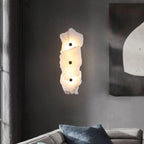 Wall Lamp | Alabaster Shade & Warm LED | 1–9 Heads