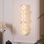Wall Lamp | Alabaster Shade & Warm LED | 1–9 Heads
