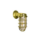 Wall Lamp | Aluminum & Clear Glass | Damp-Rated