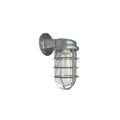 Wall Lamp | Aluminum & Clear Glass | Damp-Rated