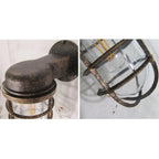 Wall Lamp | Aluminum & Clear Glass | Damp-Rated