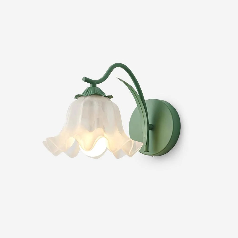 Wall Lamp | Botanical Stem Metal & Acrylic Dimmable | 20 cm Diameter