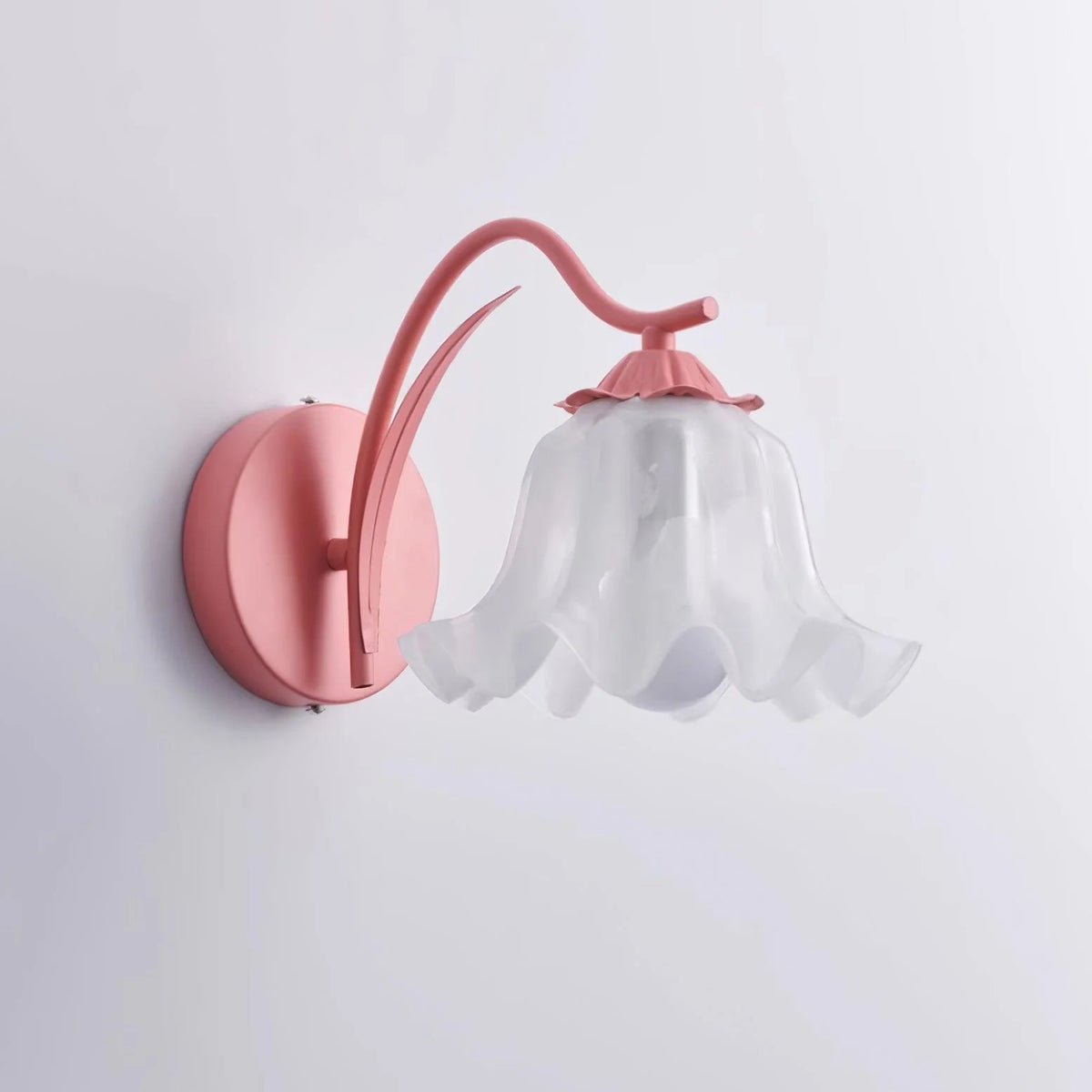 Wall Lamp | Botanical Stem Metal & Acrylic Dimmable | 20 cm Diameter