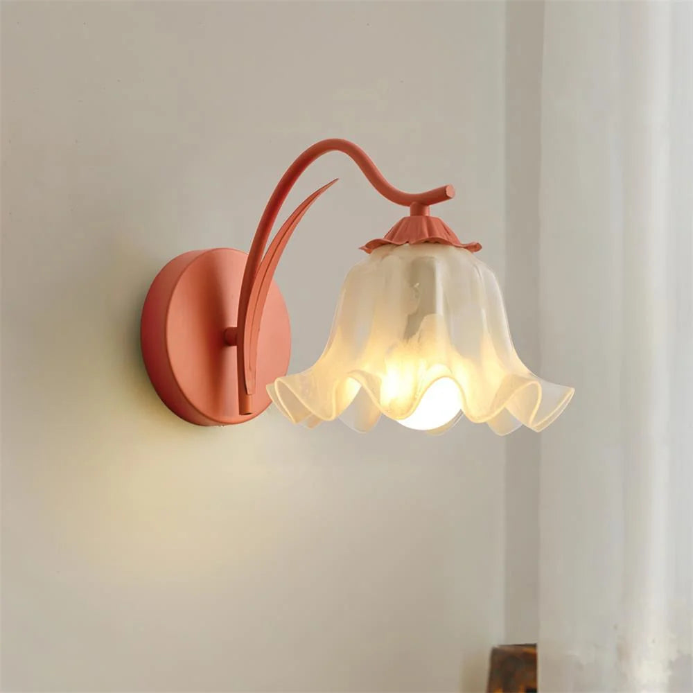 Wall Lamp | Botanical Stem Metal & Acrylic Dimmable | 20 cm Diameter