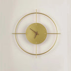 Wall Lamp | Built-In Clock & Warm LED | Metal & Acrylic