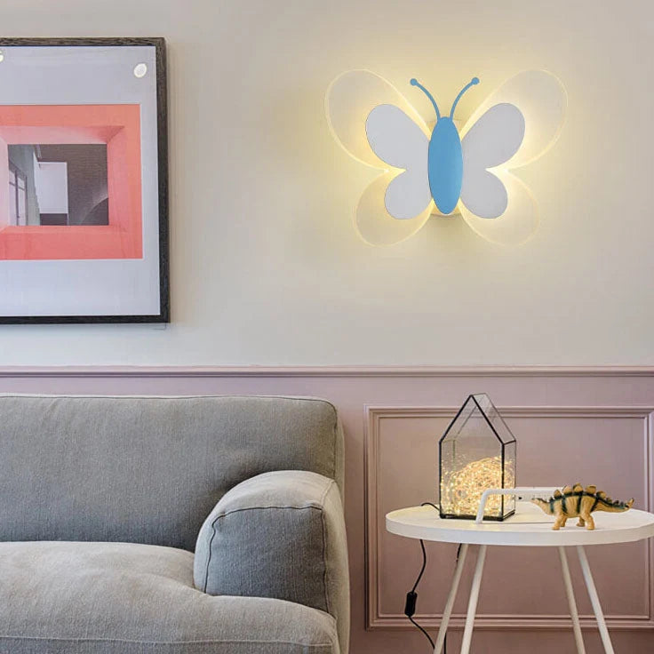 Wall Lamp | Butterfly Design & Energy-Efficient LED | Living & Kids' Rooms