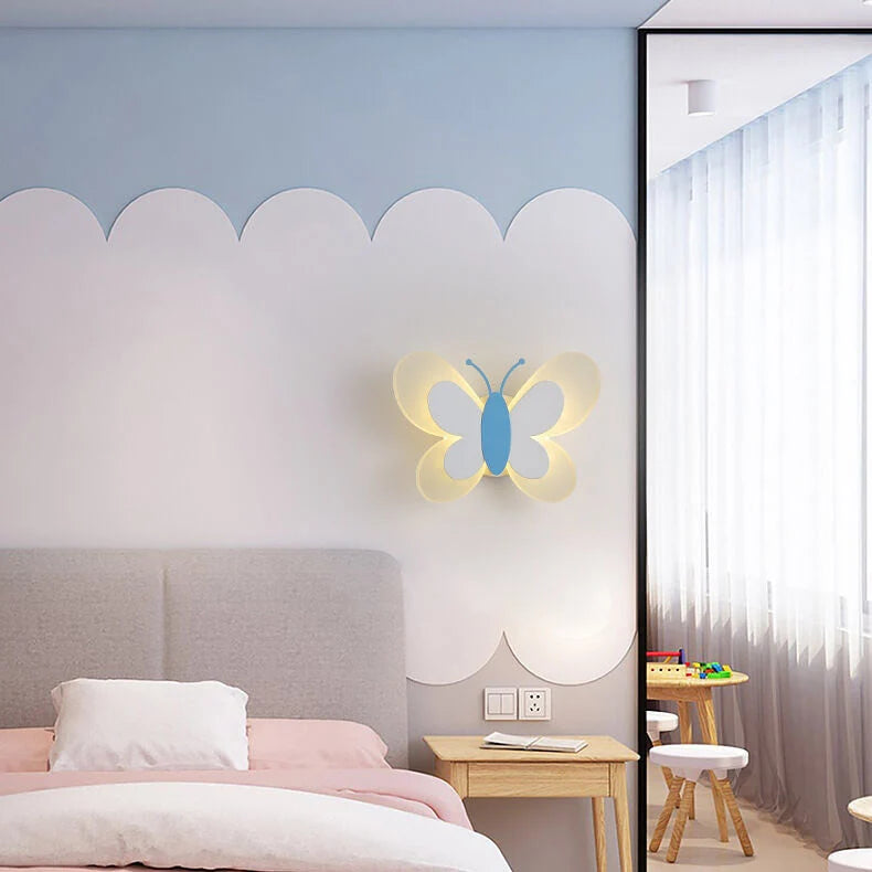 Wall Lamp | Butterfly Design & Energy-Efficient LED | Living & Kids' Rooms