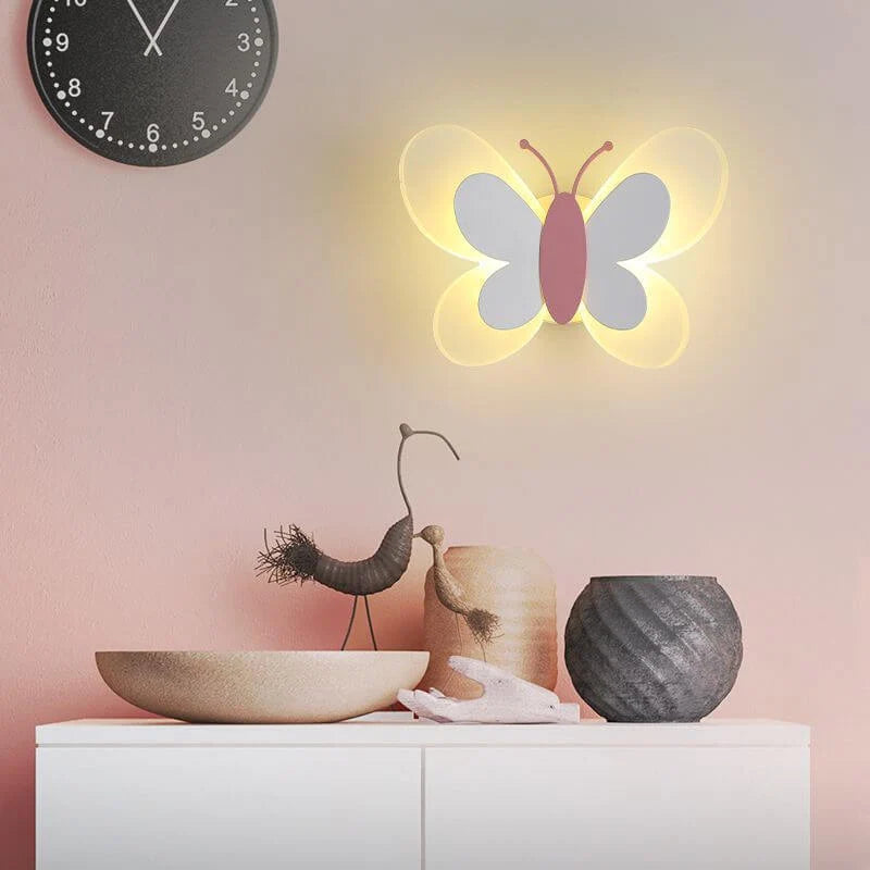 Wall Lamp | Butterfly Design & Energy-Efficient LED | Living & Kids' Rooms