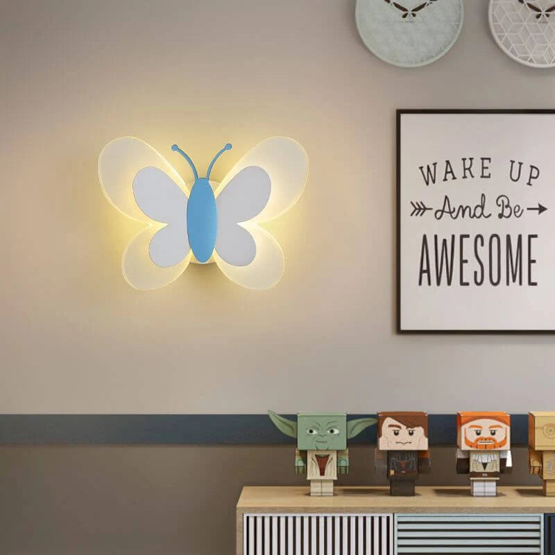 Wall Lamp | Butterfly Design & Energy-Efficient LED | Living & Kids' Rooms
