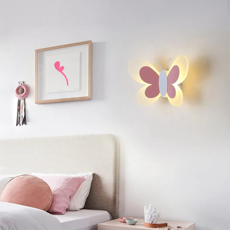 Wall Lamp | Butterfly Design & Energy-Efficient LED | Living & Kids' Rooms
