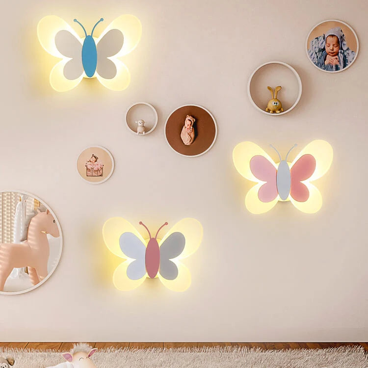 Wall Lamp | Butterfly Design & Energy-Efficient LED | Living & Kids' Rooms