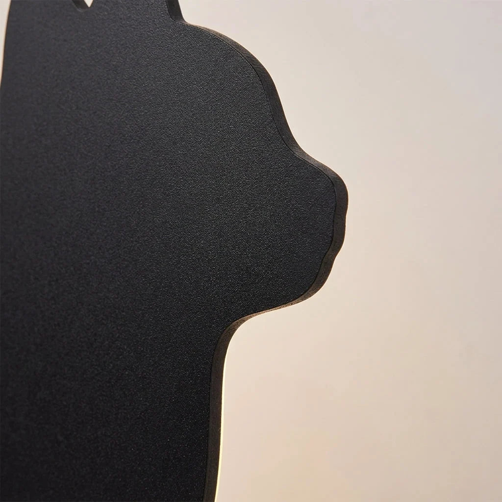 Wall Lamp | Cat Silhouette & Motion & Sound Sensor | Warm LED Backlight